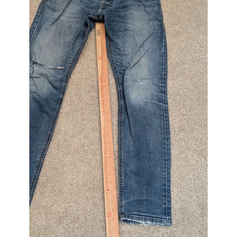 Diesel Tepphar Slim Carrot Distressed Button Fly Jeans Men's Size 31x30 - Picture 8 of 16